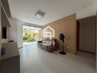 Apartamento novo térreo nascente mobiliado com varanda a venda com 2 suítes em Itacimirim Bahia