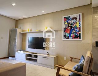 Apartamento mobiliado a venda com 2 suítes pé na areia em Itacimirim Bahia