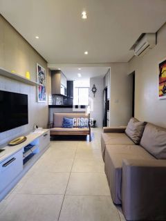 Apartamento mobiliado a venda com 2 suítes pé na areia em Itacimirim Bahia