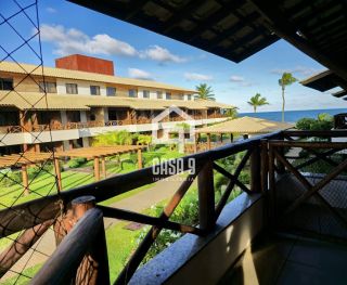 Apartamento mobiliado a venda com 2 suítes pé na areia em Itacimirim Bahia