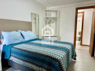 Apartamento pé na areia com 3 suítes mobiliado a venda em Itacimirim Bahia