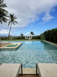 Apartamento pé na areia com 3 suítes mobiliado a venda em Itacimirim Bahia