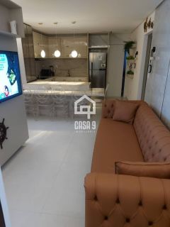 Apartamento superior mobiliado com 2 quartos (1 suite) no condomínio Costa Esmeralda em Guarajuba Bahia