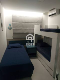 Apartamento superior mobiliado com 2 quartos (1 suite) no condomínio Costa Esmeralda em Guarajuba Bahia