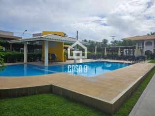 Apartamento superior mobiliado com 2 quartos (1 suite) no condomínio Costa Esmeralda em Guarajuba Bahia
