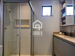 Apartamento térreo duplex mobiliado frente mar com 2 suites no Alphaville Guarajuba Bahia