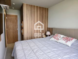 Apartamento térreo duplex mobiliado frente mar com 2 suites no Alphaville Guarajuba Bahia