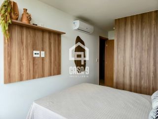 Apartamento térreo duplex mobiliado frente mar com 2 suites no Alphaville Guarajuba Bahia