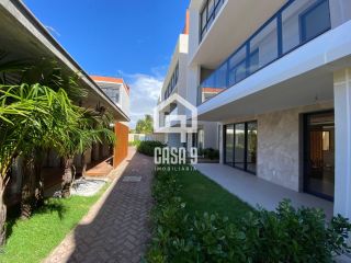 Apartamento novo térreo com 3 suítes e jardim no condomínio Alta Vista em Guarajuba Bahia