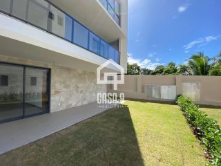 Apartamento novo térreo com 3 suítes e jardim no condomínio Alta Vista em Guarajuba Bahia
