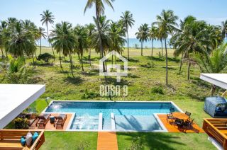 Casa a venda com 8 suítes frente mar no condomínio Iberostar em Praia do Forte Bahia