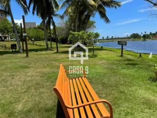 Apartamento mobiliado a venda com 2 suítes vista lagoa no condomínio Paraíso das Aguas em Guarajuba Bahia