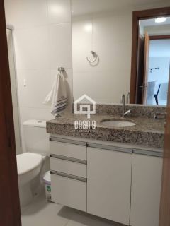 Apartamento mobiliado a venda com 2 suítes vista lagoa no condomínio Paraíso das Aguas em Guarajuba Bahia