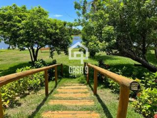 Apartamento mobiliado a venda com 2 suítes vista lagoa no condomínio Paraíso das Aguas em Guarajuba Bahia