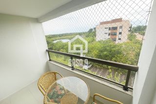 Apartamento mobiliado a venda com 2 suítes vista lagoa no condomínio Paraíso das Aguas em Guarajuba Bahia