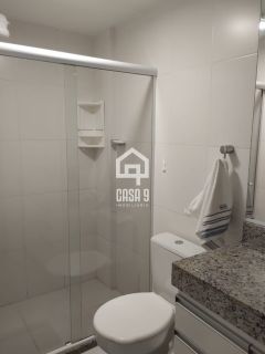 Apartamento mobiliado a venda com 2 suítes vista lagoa no condomínio Paraíso das Aguas em Guarajuba Bahia