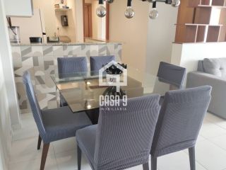 Apartamento mobiliado a venda com 2 suítes vista lagoa no condomínio Paraíso das Aguas em Guarajuba Bahia