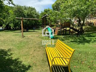 Apartamento mobiliado a venda com 2 suítes vista lagoa no condomínio Paraíso das Aguas em Guarajuba Bahia
