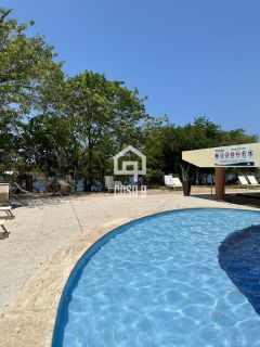 Apartamento mobiliado a venda com 2 suítes vista lagoa no condomínio Paraíso das Aguas em Guarajuba Bahia