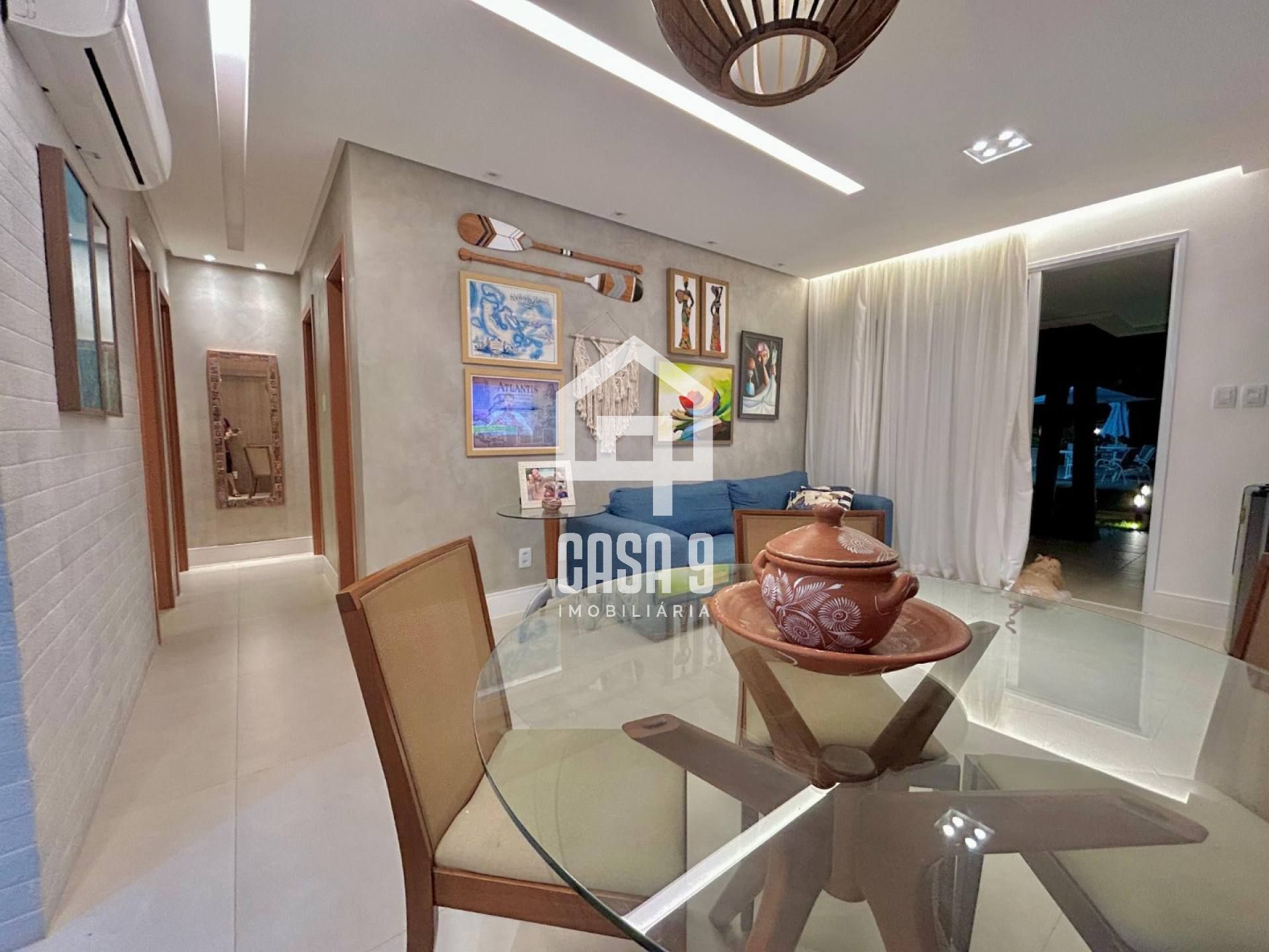 Apartamento térreo a venda com 3 suítes na Praia da Espera em Itacimirim Bahia