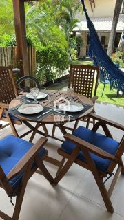 Apartamento duplex com 3 suítes pé na areia e mobiliado a venda em Itacimirim Bahia