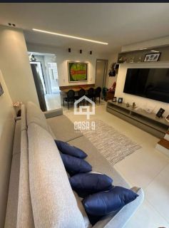 Apartamento duplex com 3 suítes pé na areia e mobiliado a venda em Itacimirim Bahia