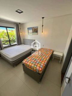 Apartamento duplex com 3 suítes pé na areia e mobiliado a venda em Itacimirim Bahia