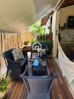 Apartamento duplex mobiliado com 2 suítes a venda em Itacimirim Bahia