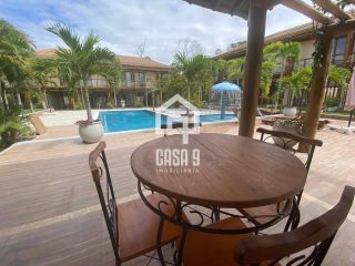 Apartamento duplex tipo village com 2 suítes novo a venda em Imbassai Bahia
