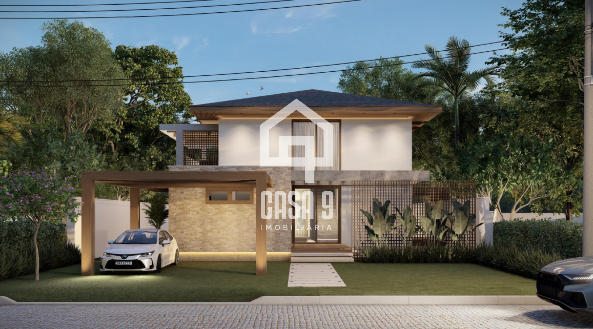 Terreno plano com projeto aprovado a venda no condomínio Imbassai Privilege em Imbassai Bahia