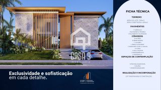 Casa com 6 suítes próximo do acesso a praia a venda no Condomínio Praia Bella em Praia do Forte Bahia