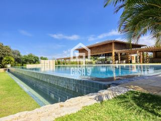 Terreno plano de esquina nascente á venda no Condomínio La Laguna Praia do Forte Bahia
