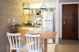 Apartamento a venda com 1 quarto no condomínio Kauai, frente mar e na Vila de Praia do Forte Bahia