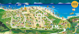 Apartamento a venda com 1 quarto no condomínio Kauai, frente mar e na Vila de Praia do Forte Bahia
