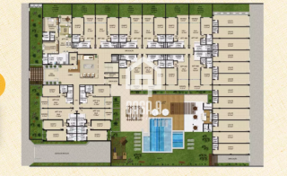 Apartamento a venda com 1 quarto no condomínio Kauai, frente mar e na Vila de Praia do Forte Bahia