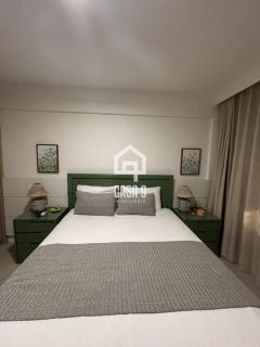 Apartamento a venda com 1 quarto no condomínio Kauai na praça da igrejinha de Praia do Forte Bahia