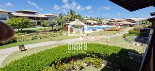 Apartamento pé na areia mobiliado a venda com 2 quartos no condomínio Ykutiba em Imbassai Bahia