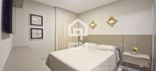 Apartamento pé na areia mobiliado a venda com 2 quartos no condomínio Ykutiba em Imbassai Bahia