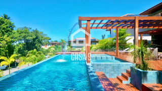 Casa a venda com 6 suítes mobiliada de alto padrão no condomínio Enseada do Castelo em Praia do Forte Bahia
