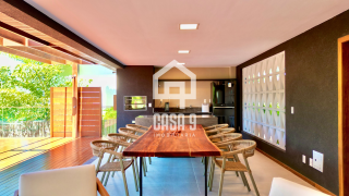 Casa a venda com 6 suítes mobiliada de alto padrão no condomínio Enseada do Castelo em Praia do Forte Bahia