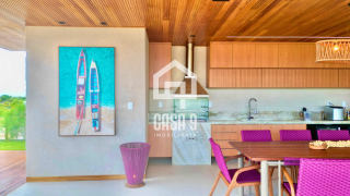 Casa de alto padrão a venda mobiliada com 6 suítes no Alphaville Guarajuba Bahia