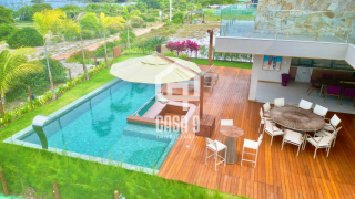 Casa de alto padrão a venda mobiliada com 6 suítes no Alphaville Guarajuba Bahia