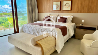 Casa de alto padrão a venda mobiliada com 6 suítes no Alphaville Guarajuba Bahia