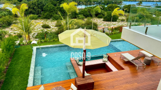 Casa de alto padrão a venda mobiliada com 6 suítes no Alphaville Guarajuba Bahia