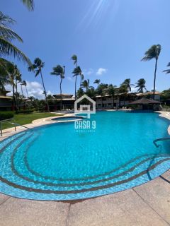 Apartamento a venda com 2 suítes no condomínio Bali Bahia frente mar em Praia do Forte Bahia