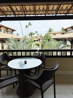 Apartamento a venda com 2 suítes no condomínio Bali Bahia frente mar em Praia do Forte Bahia