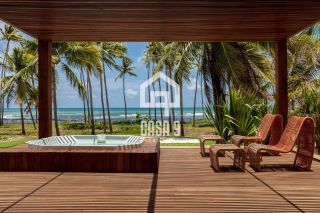 Casa a venda frente mar com 5 suítes no condomínio Acácias Piscinas Naturais em Praia do Forte Bahia