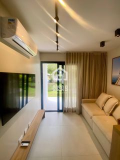 Apartamento térreo mobiliado a venda com 2 quartos no condomínio Vila do Lago em Praia do Forte Bahia