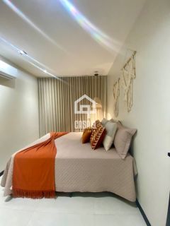 Apartamento térreo mobiliado a venda com 2 quartos no condomínio Vila do Lago em Praia do Forte Bahia