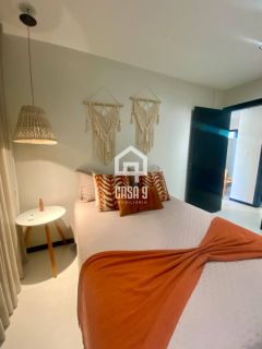 Apartamento térreo mobiliado a venda com 2 quartos no condomínio Vila do Lago em Praia do Forte Bahia